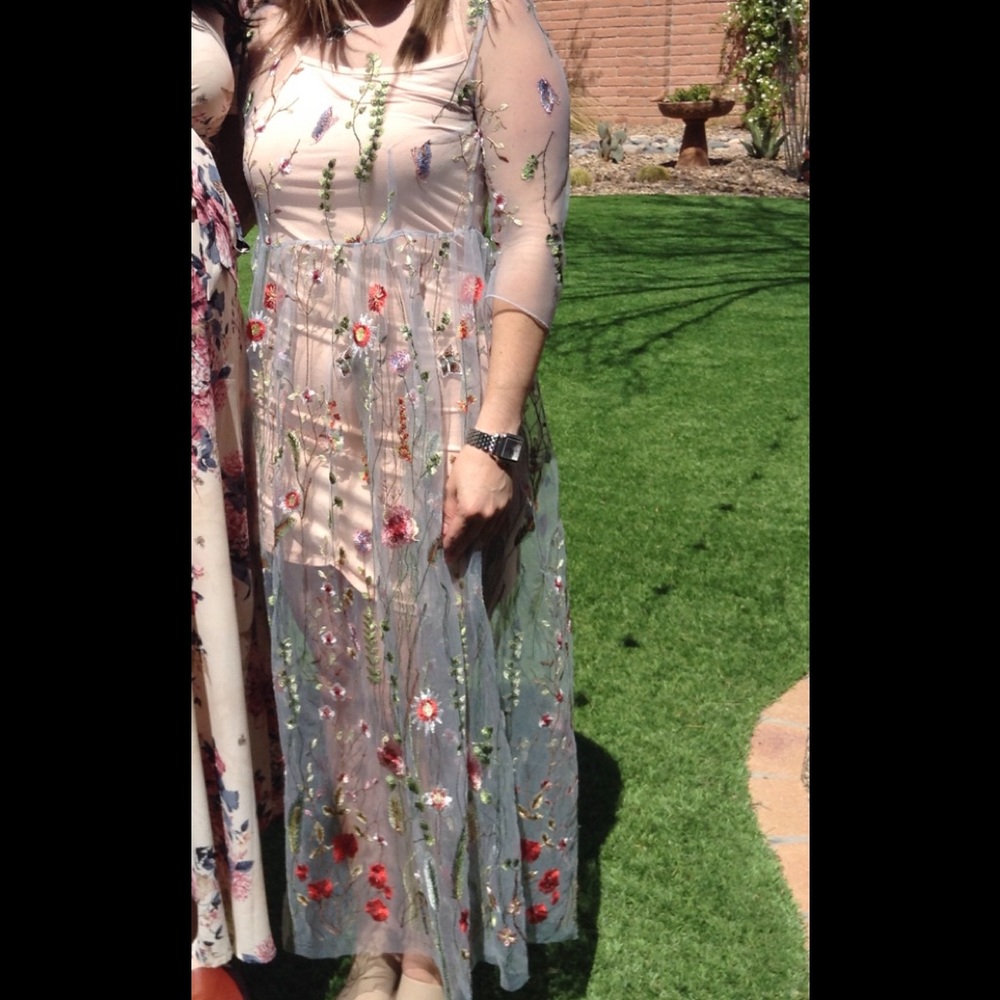 Embroidered dress!
